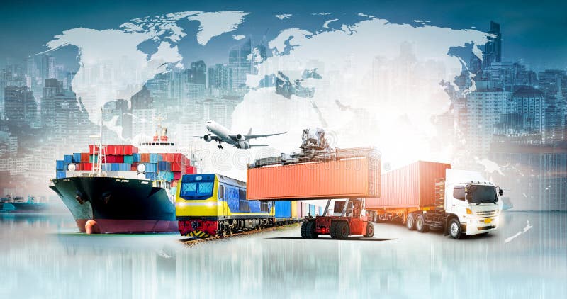 global business logistics import export background container cargo freight ship transport concept 137520514